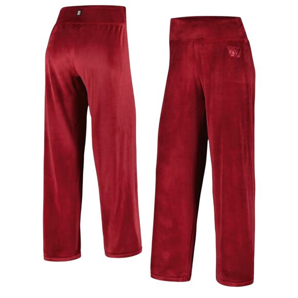 Dkny Pants - DKNY Sport Women's Burgundy Washington Commanders Demi Straight Leg Pants XL